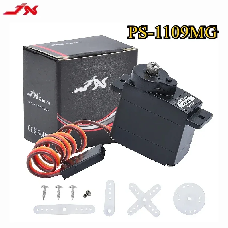 JX PS-1109MG 9g Metallgetriebe Analoger Servomotor für 1/18 RC Auto Boot Roboterarm Hubschrauber RC Spielzeug