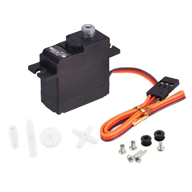 【Flash Sale】18G 3.5KG Metal Gear Digital Servo And Metal Servo Arm PDI-1181MG For WPL C14 C24 MN D90 MN99S RC Car Upgrade Parts