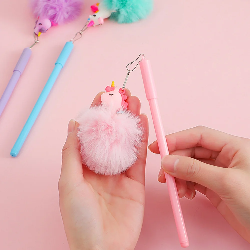 

4 Pcs Kids Prize Gifts for Pen Girls Plastic Cartoon Shape Writing Pens Kids Stationery Gifts Smooth Writing