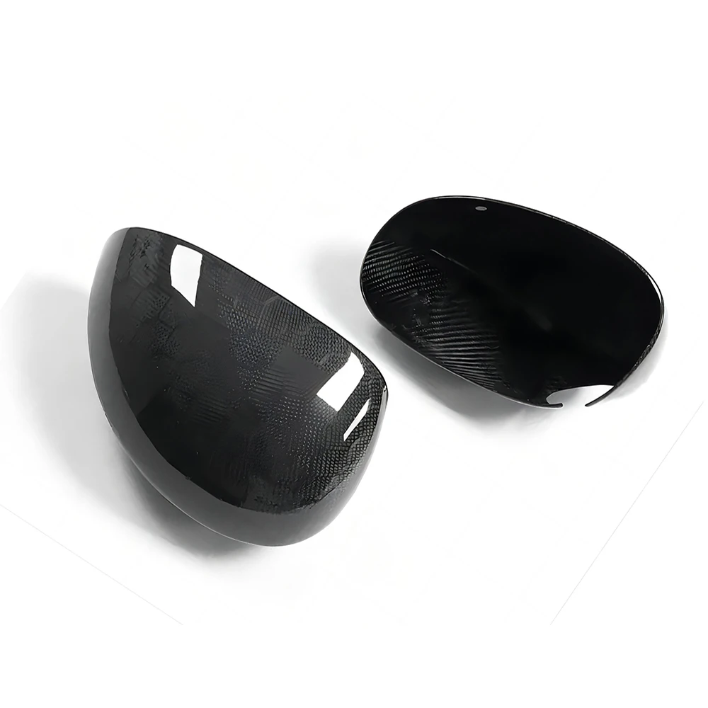 Rearview Side Mirror Covers Cap For 09-21 Dodge Challenger Dry Carbon Fiber Honeycomb Sticker Add On Shell