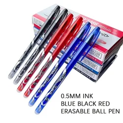 Bâton de remplissage d'encre effaçable, stylo gel magique, caoutchouc MF ite, fournitures scolaires et de bureau, noir, bleu, rouge, 0.5mm, ensemble de 42 pièces