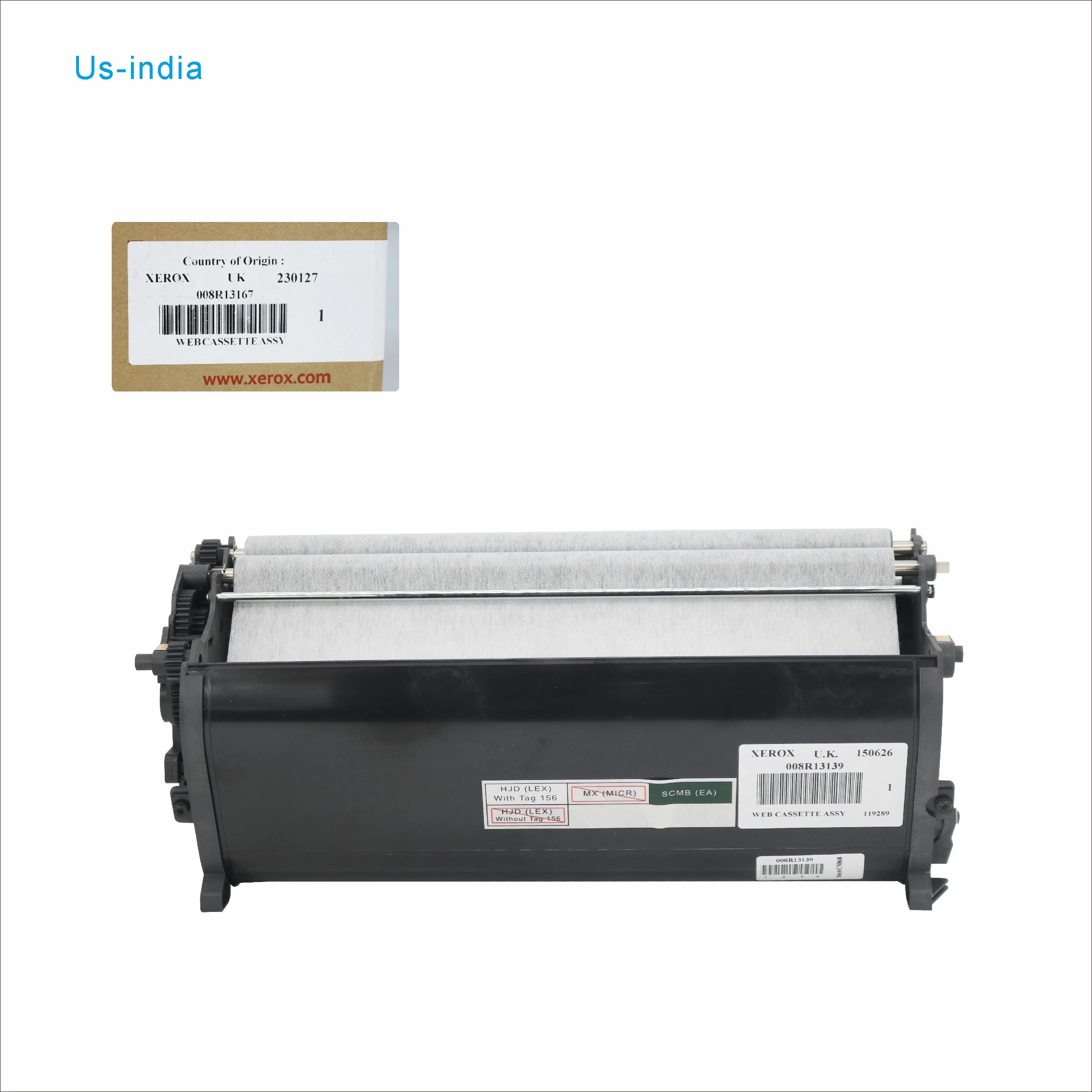 008R13167 Xerox Original Bullfrog Cleaning Paper Assemblystable Cleaning Effect Is Goodfit The Machine Does Not Come Out Of Code