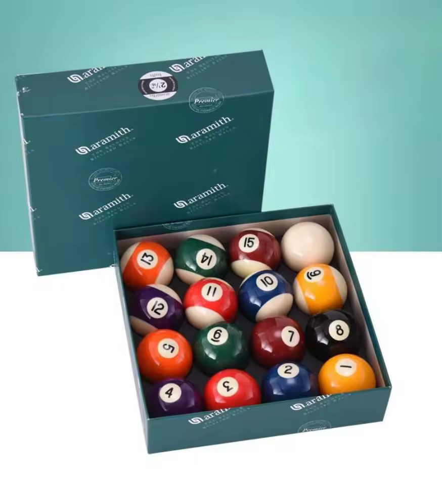 ARAMITH Phenolic Resin Billiard Pool Ball 2-1/16"(52.5)mm Set