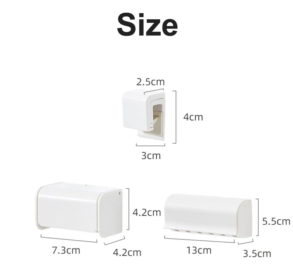 Bấm Lỗ Giá Treo Tường Đựng Bàn Chải Kem Đánh Răng Đựng Kem Đánh Răng Có Giá Để Đồ Nhà Tắm Phòng Tắm, Phụ Kiện