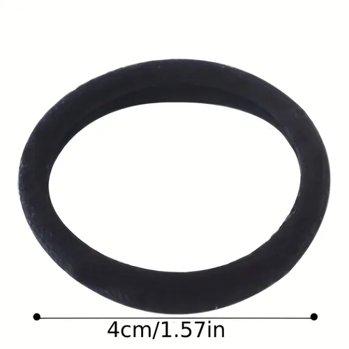 Imagen 2 del producto 20/50/100 Uds negro 4cm bandas elásticas para el cabello para niños dulces para niñas banda de goma lazos para el cabello Clips diadema accesorios para el cabello