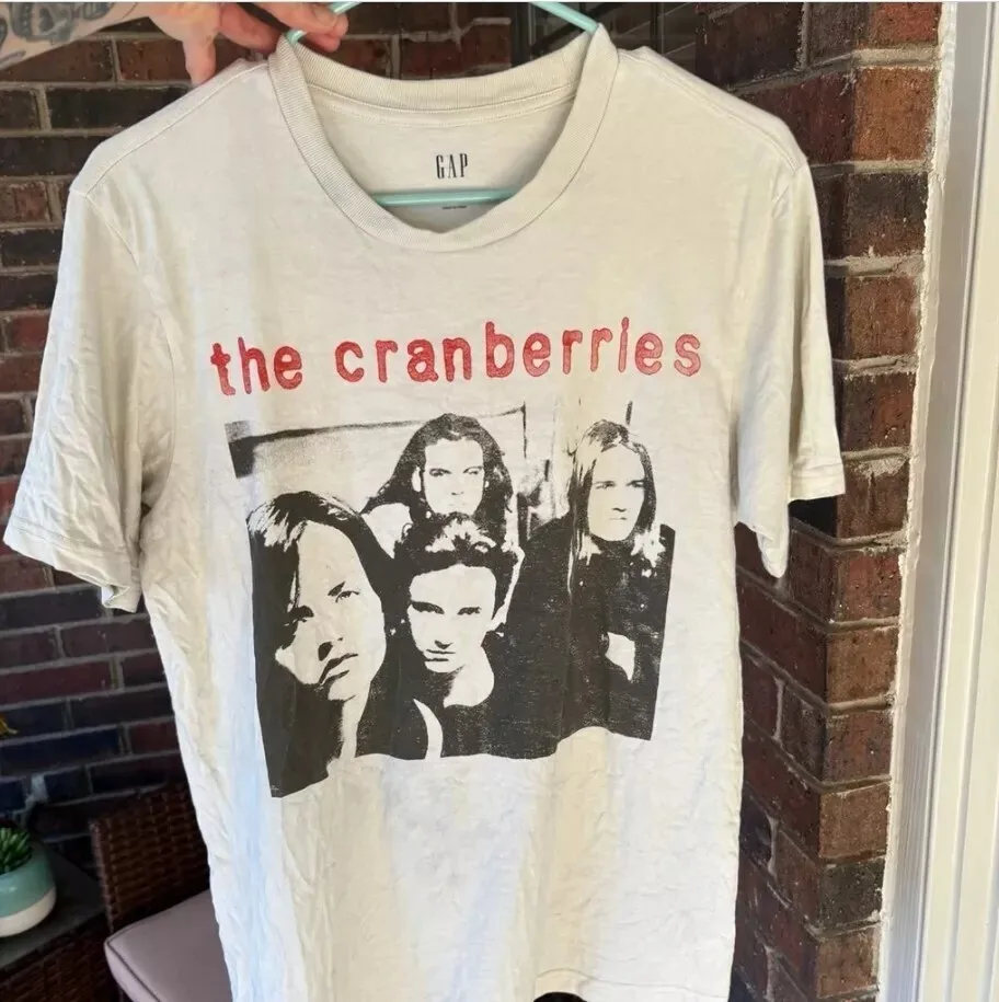 

Белая мужская и женская футболка The Cranberries Band в стиле ретро, S-5XL