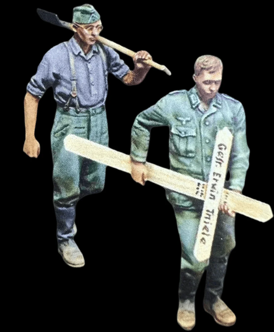 

1:35 Resin Model US Soldier Memorial Scene Model Toy Unpainted