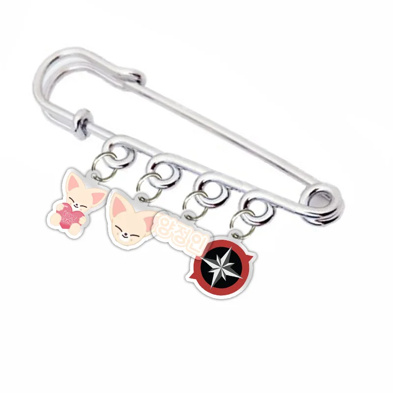 Broche de noël pour enfants errants, pendentif en acrylique, étoile de dessin animé, porte-clés personnalisé SKZ