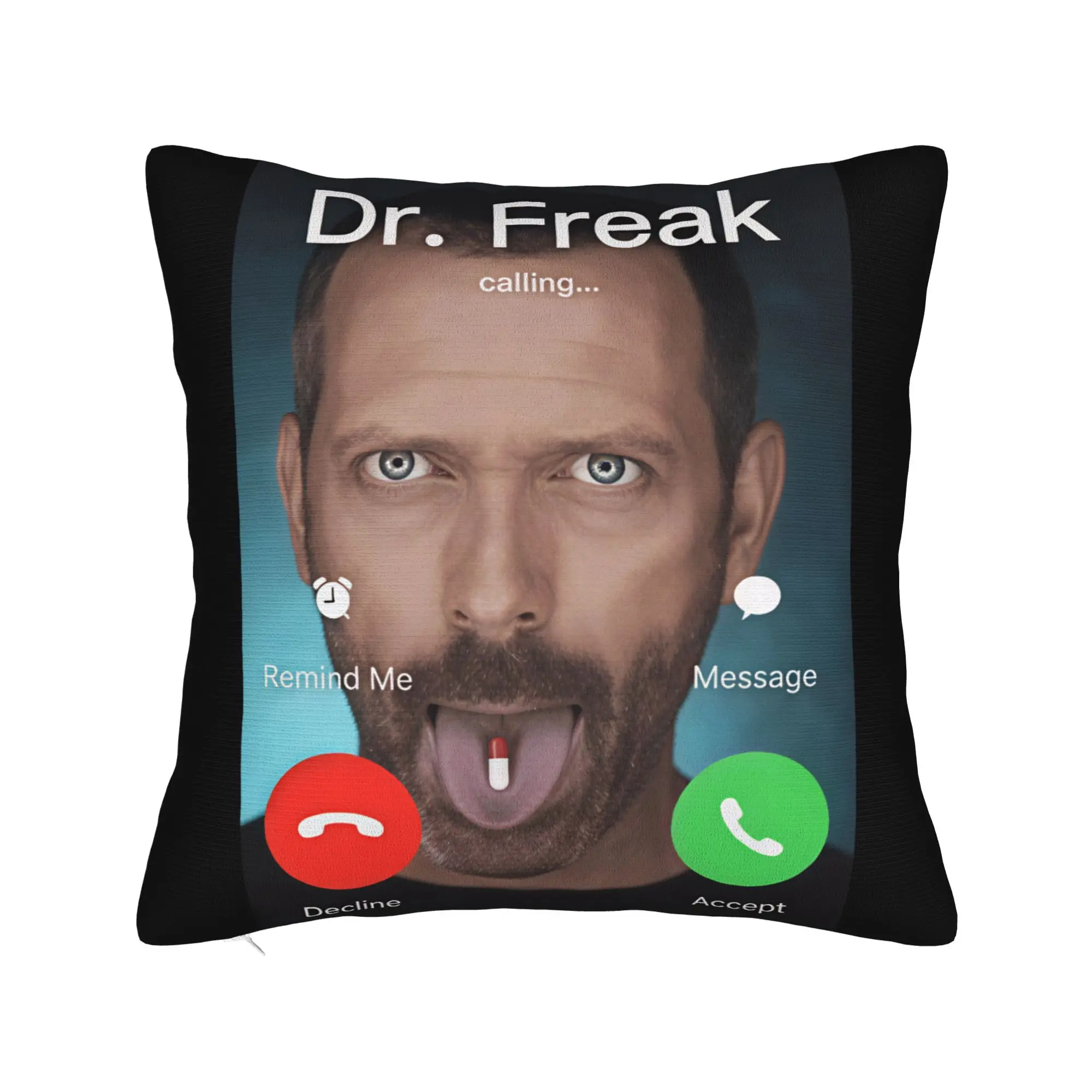 Dr House MD  Pillow Case  Soft Pillow Cover For Chair Sofa Home Decor Kawaii Pillowcases