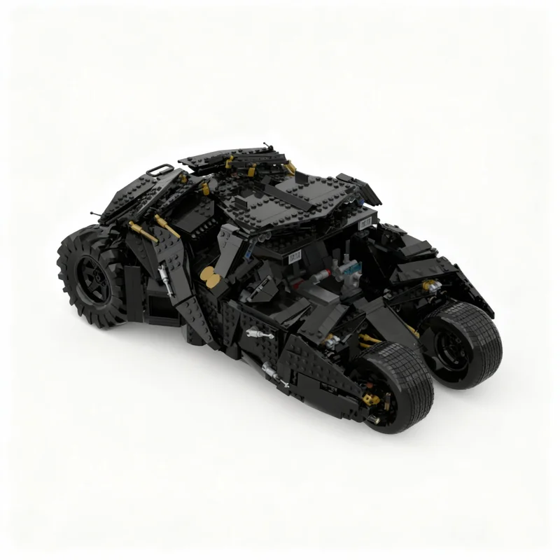2028pcs MOC PoweredUP RC UCS Tumbler Technical Chassis Super Heroes DC Bat UCS Model Building Blocks Construction Craft Brick