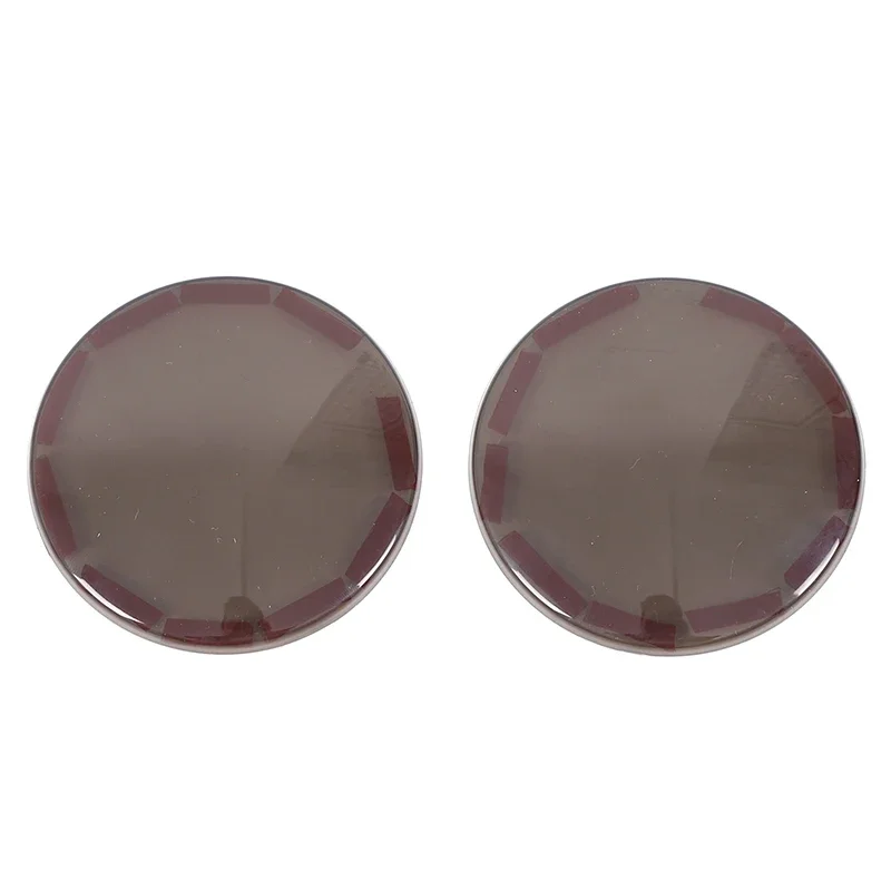 

2Pcs ABS Black For BMW 5 Series G60 2024+ X3 G01 2018-2023 Car front and rear logo cover decorative sticker exterior accessories