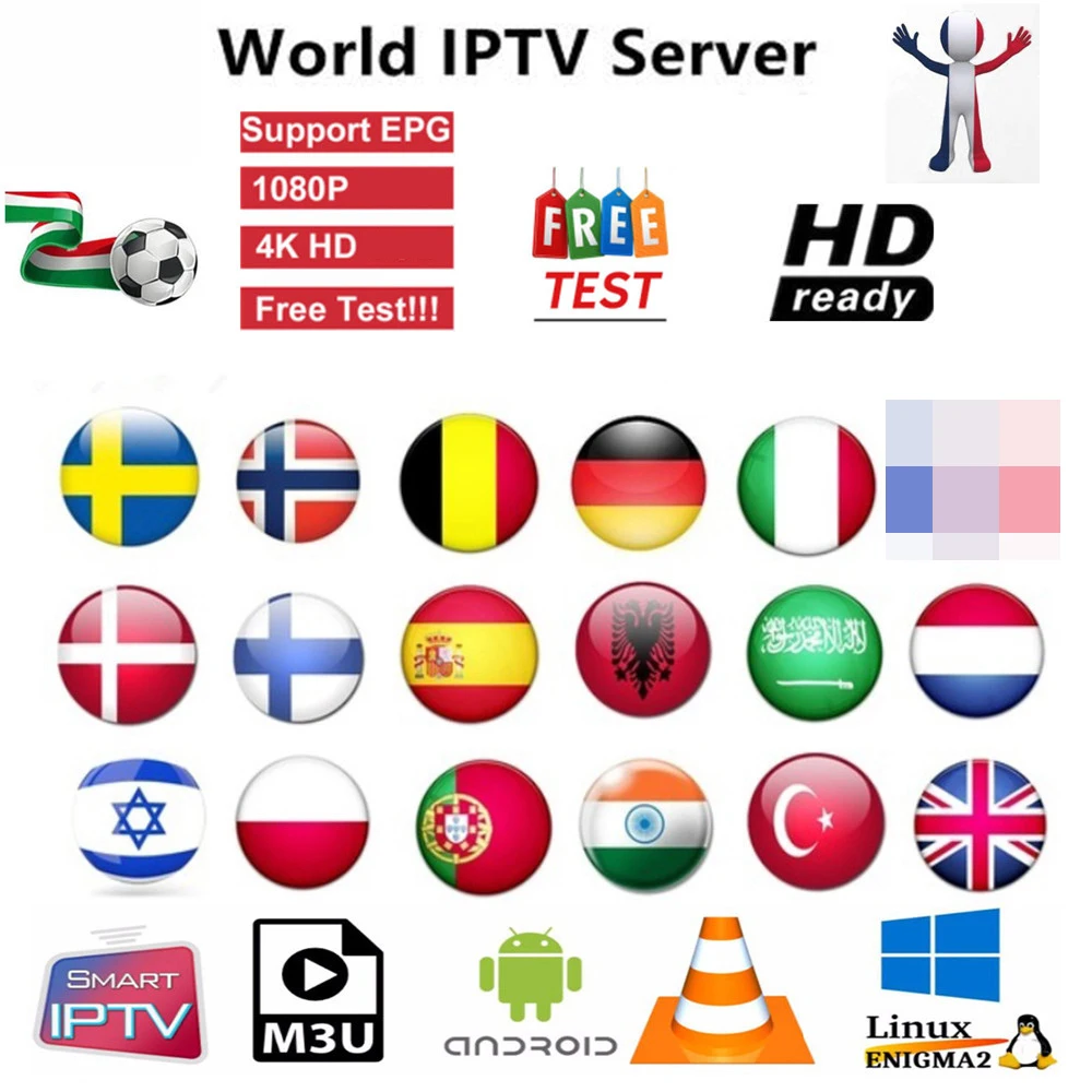 

Spain Stable IPTV M3U 4K UHD Global Server for Germany Netherlands Poland UK Europe All Devices Connect Active Code 12 Month
