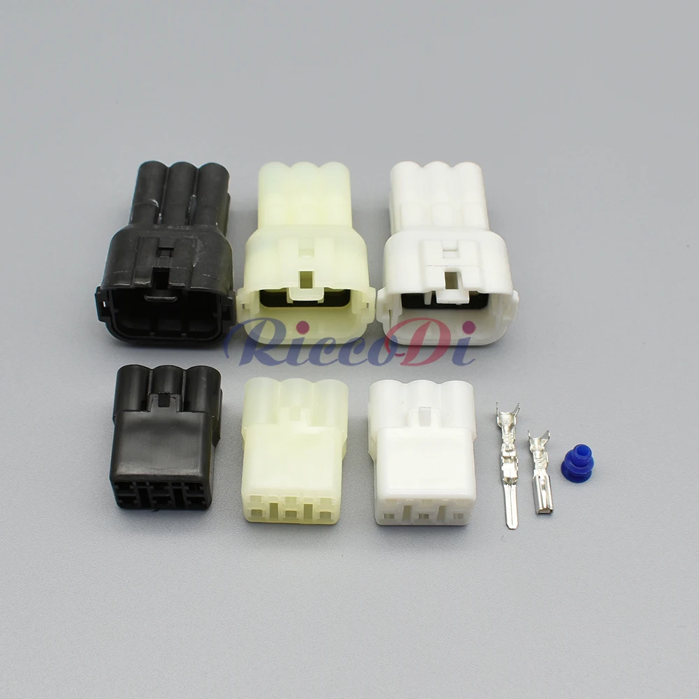 1 Set 6 Pin HM 090 Male Female Motorcycle Connector Sensor Plug