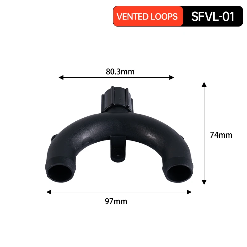 Seaflo Yacht Toilet Siphon Valve Ship Anti-reverse Pipe Anti-overflow Valve Anti-backflow Sewer Marine Accessories