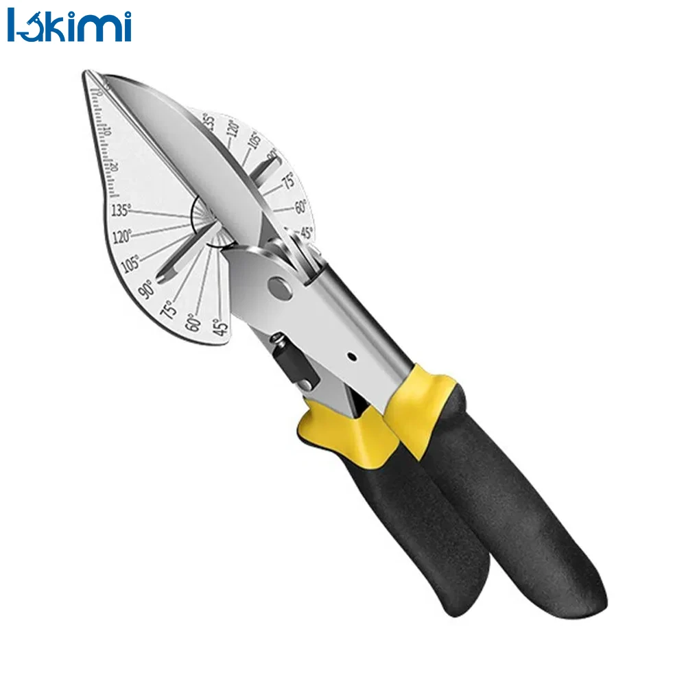 

Multi Angle Corner Scissors 45-135 Degree, Mitre Cutter Wall Panel Wire Slot, Plastic Pipe Hose Scissors Tool LA-AA155