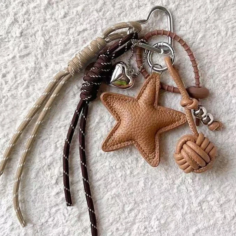 New Cartoon Personalized Keychain Bag Pendant Series Star Shaped Bag Hanging Decoration For Gift