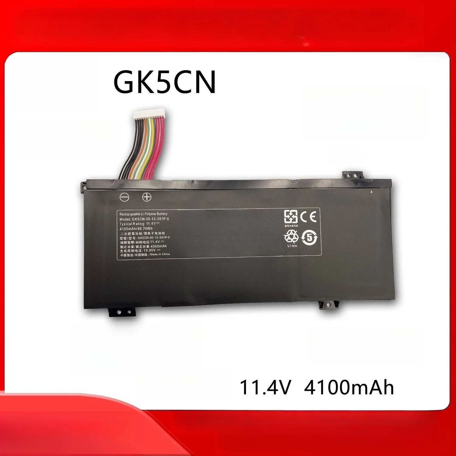 

Аккумулятор для ноутбука 4100 мАч GK5CN-00-13-3S1P-0 для Mechrevo Z3/Z2 Air Z3 Pro, замена игрового ноутбука для серии GK5CN5Z GK5CN6Z