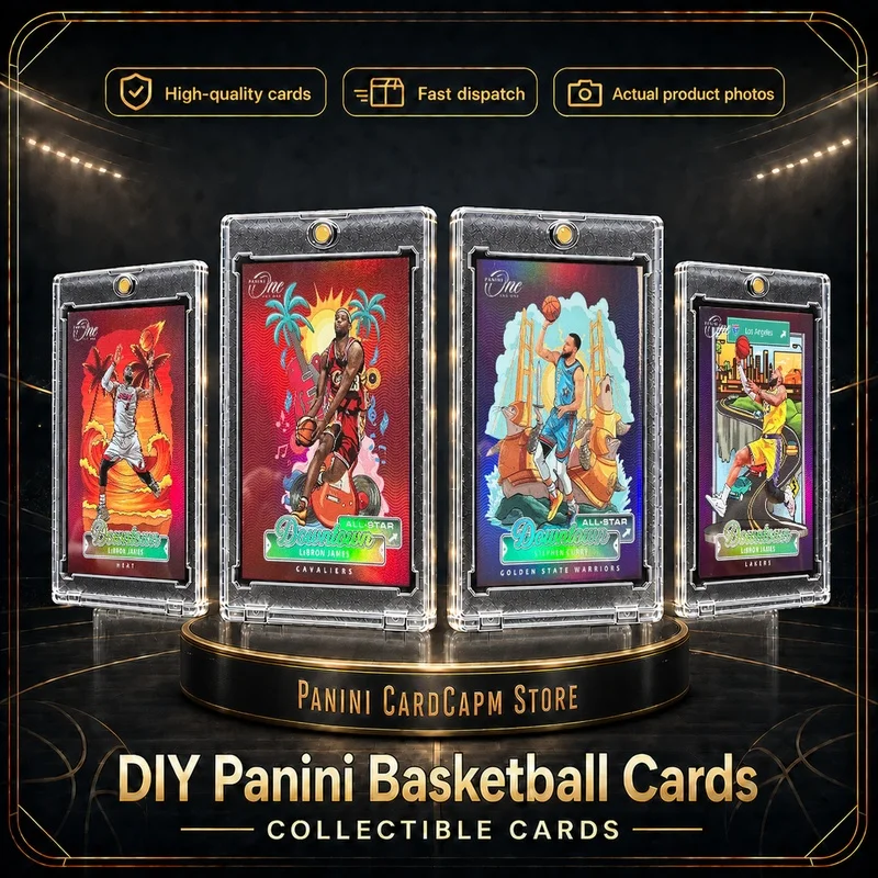 DIY Homemade 2024–2025 DOWNTOWN Series NBA Basketball Collectible Cards LeBron James Curry Standard 35PT Star Cards
