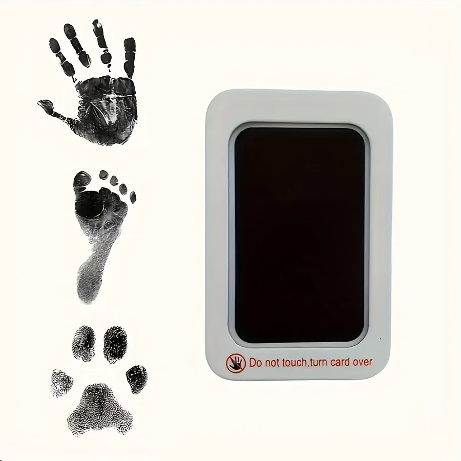 2024 New Pet Handprint and Footprint Kit for Dog & Cat, Dog Paw Print Pad Kit, Clean Touch Ink Pad for Pets with Frame