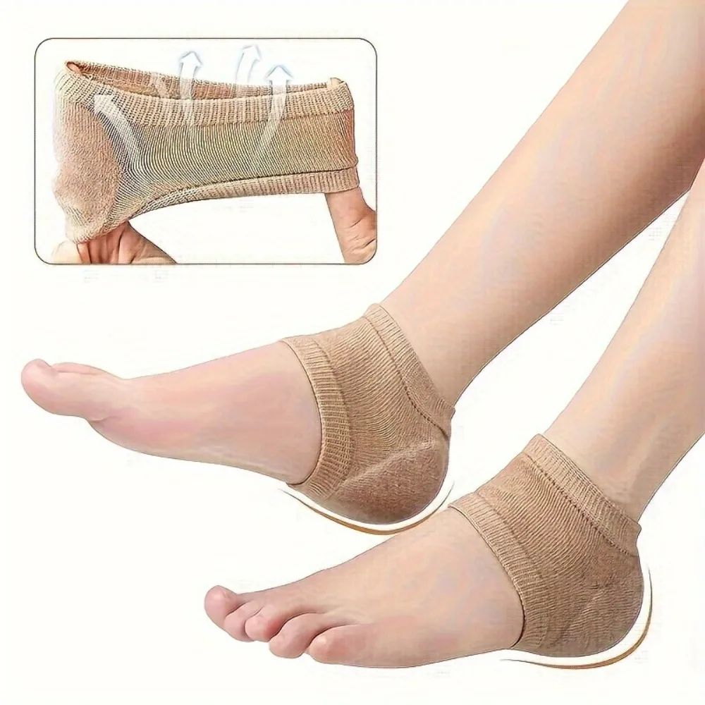 2pcs Heel Foot Protector Pads Ankle Support Pain Relief for Long Standing Prevents Cracks Comfortable Walking Aid Foot Care Tool - Image 2