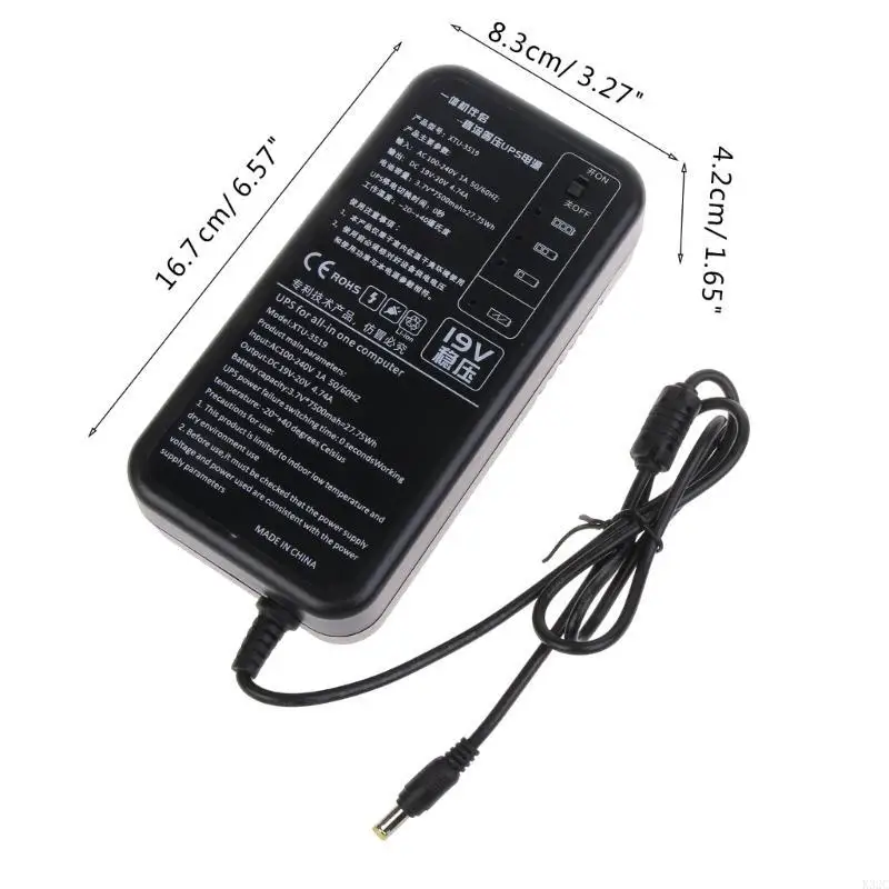 K32C INPUT 7500MAH 19V 4.74A 27.75WH 5.5X2