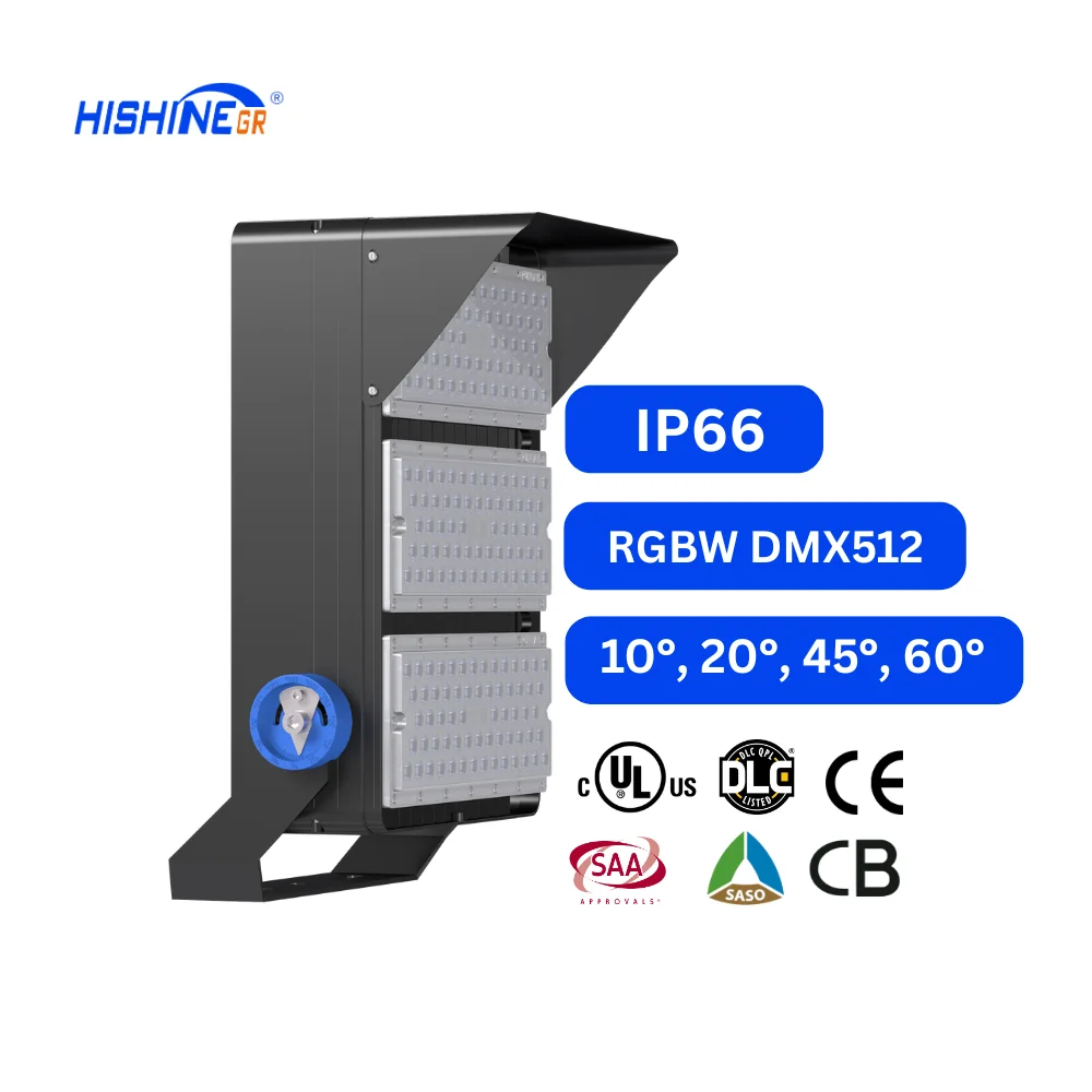 Hishine Explosion Proof 500W Flood Light Outdoor Industrial High Mast Power LED IP66 Waterproof Hazardous Area Durable Housing