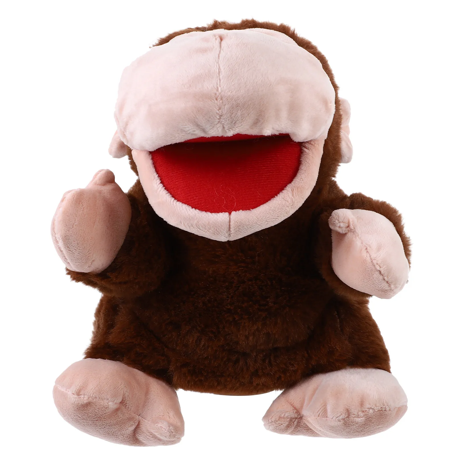 

Realistic Monkey Hand Puppet Expressive Features Smooth Texture Movable Jaw Great for Storytelling Interactive Play Educational