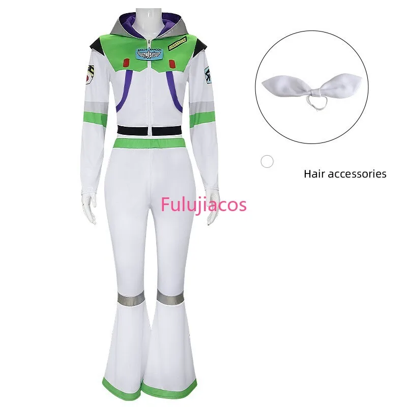

Fulujiacos Buzz Lightyear Cosplay Costume Women's Halloween Outfit