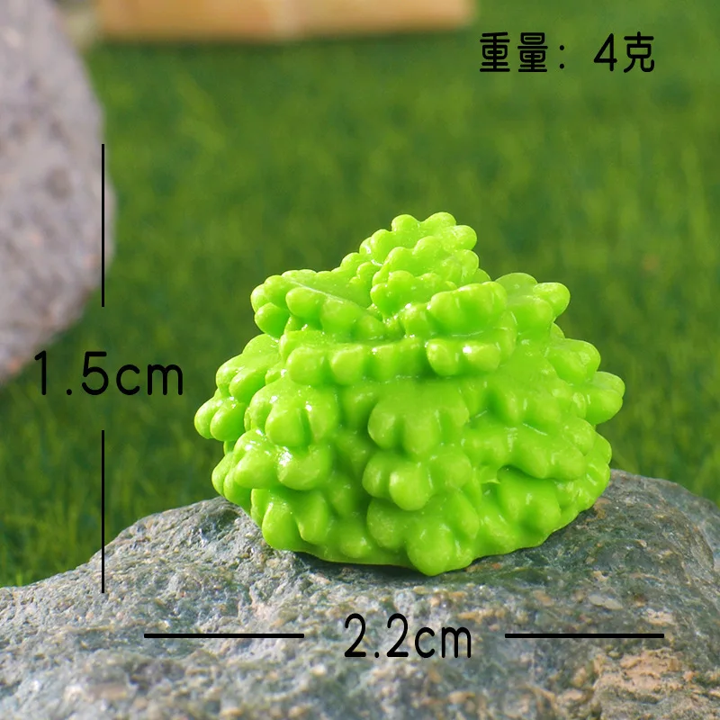 

6Pcs Micro Grass Landscape Resin Bushes Miniature Garden Decoration Fairy Garden Ornaments Mini Grass Statue Mini Model Plants