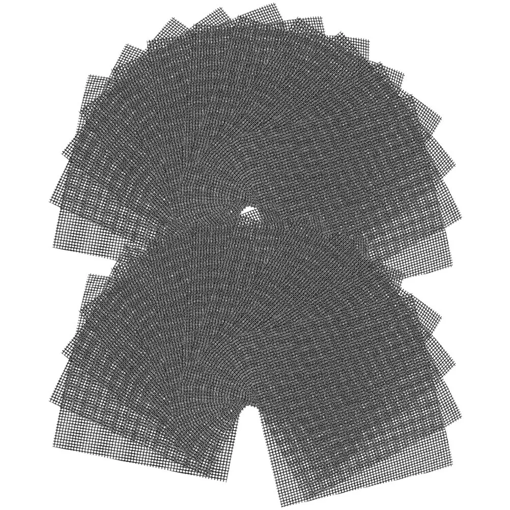 

50pcs Flower Pot Hole Mesh Mat Square Breathable Flowerpot Mesh Pad Plant Pot Drainage Gasket Garden Succulent Base Cushion