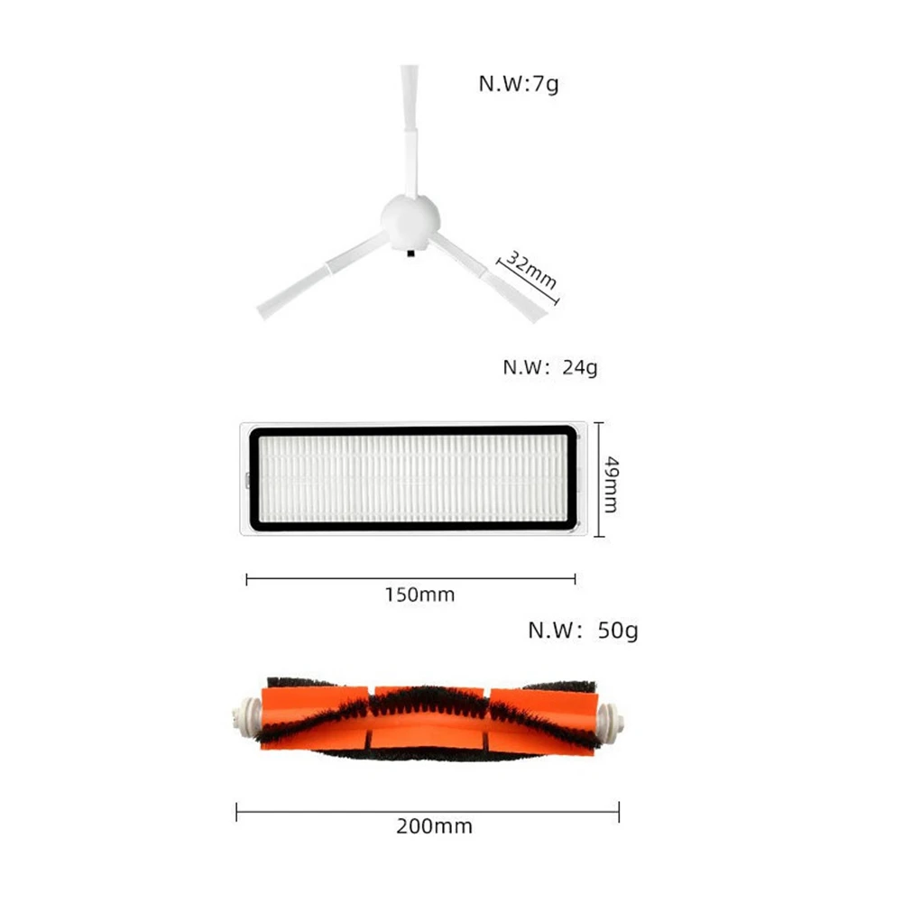 HEPA Filter for 1C 1T 2C STYTJ01ZHM SKV4093GL for F9 Robot Vacuum Cleaner Replacement Accessories