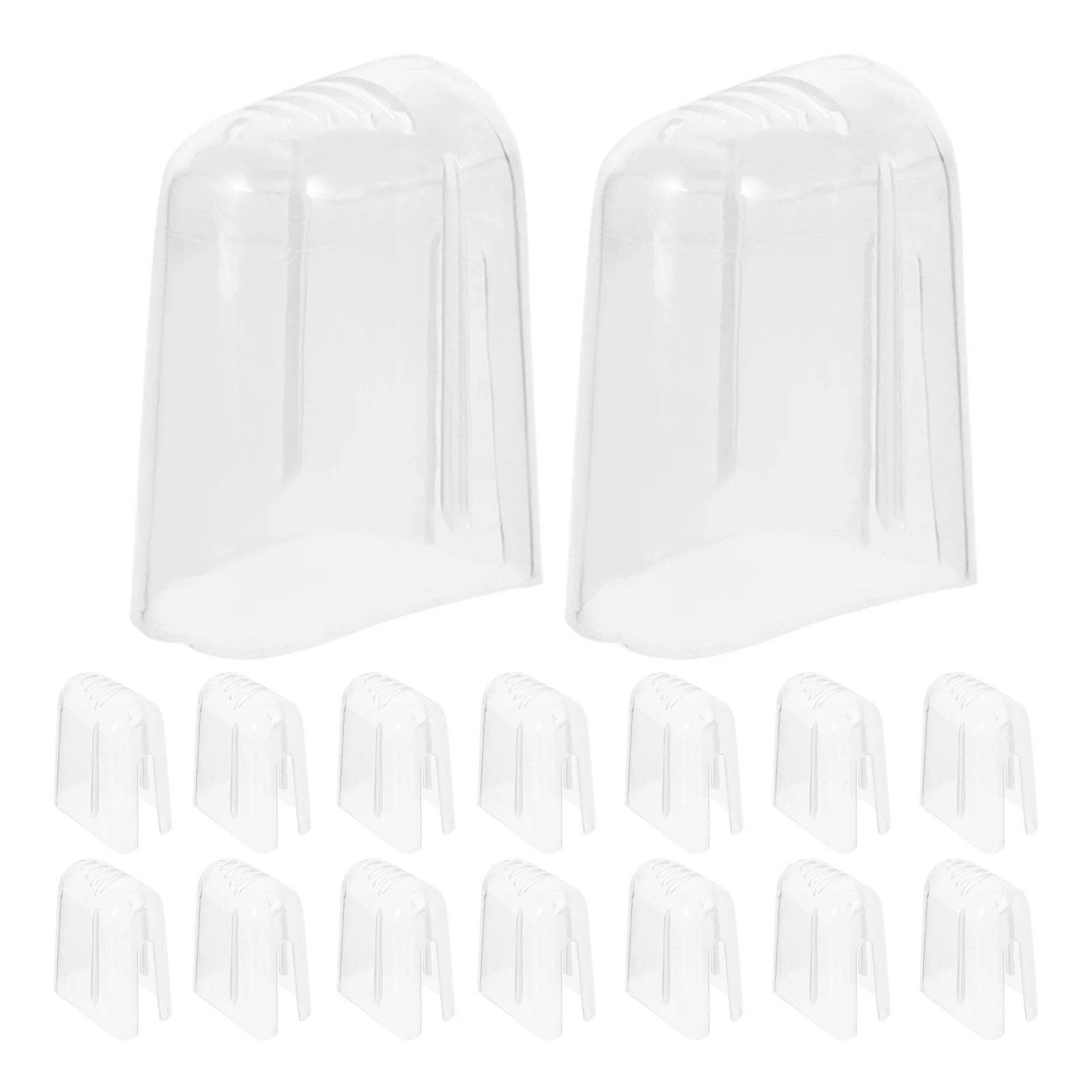 

24pcs Cover Protective Sleeve Portable Dustproof Travel Coverings Tooth Brush Coverings For Toothbrush Cover Storage Box