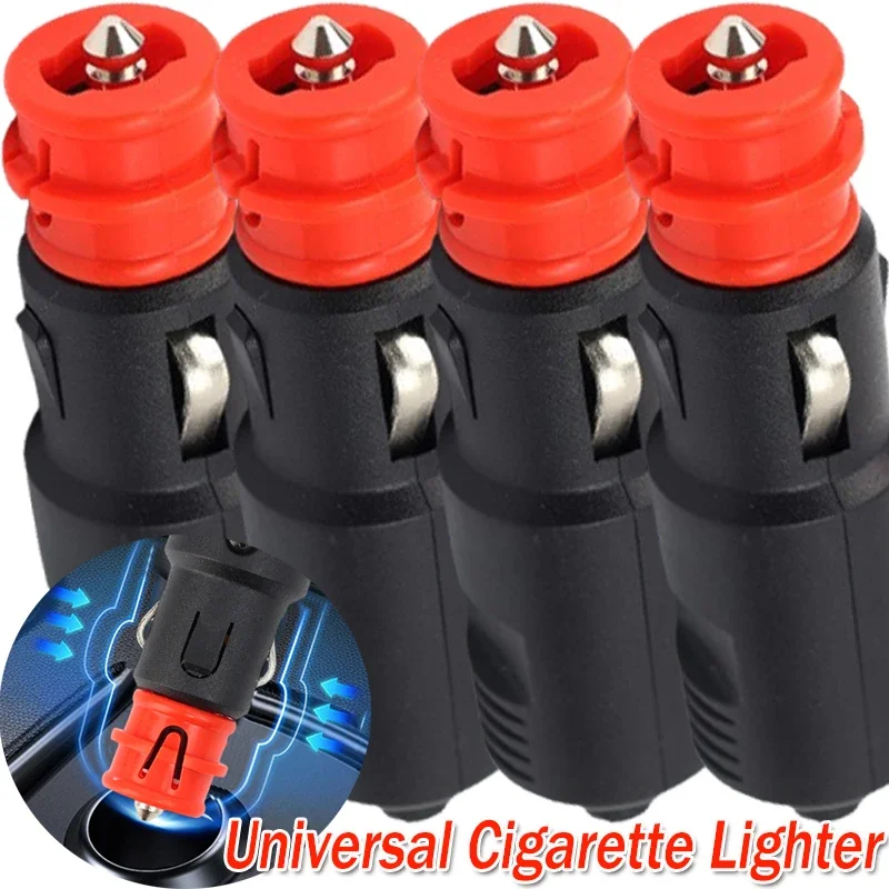 Uniwersalna wtyczka zapalniczki samochodowej 12V-24V Gniazdo zasilania Wtyczka zapalniczki Adapter wtyczki męskiej Akcesoria