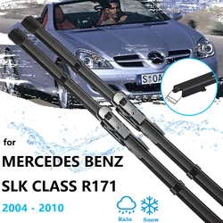 2x For Mercedes Benz SLK SLC Class R171 2004~2010 Universal Frameless Wiper Blades Tablet Windshield Windscreen Cutter Accessory