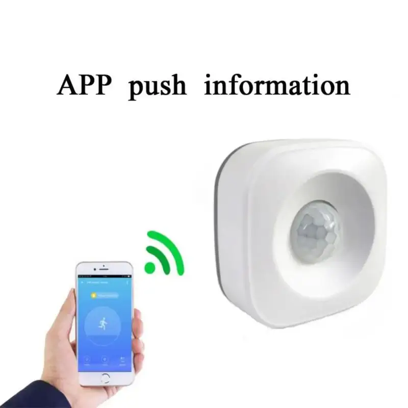 Tuya WiFi Motion Sensor PIR Wireless Infrared Detector Security Burglar Alarm Sensor Smart Life APP Via Alexa Google Home IFTTT