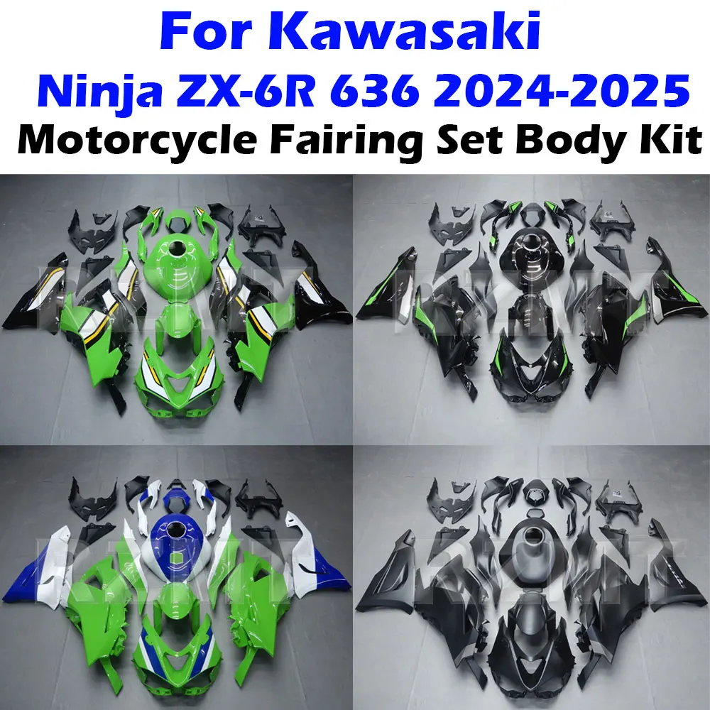 ZX6R 636 24-25 Fairing Motorcycle Set For Kawasaki Ninja ZX-6R 636 2024-2025 Body Kit Plastic Guard Plate Shell Injection