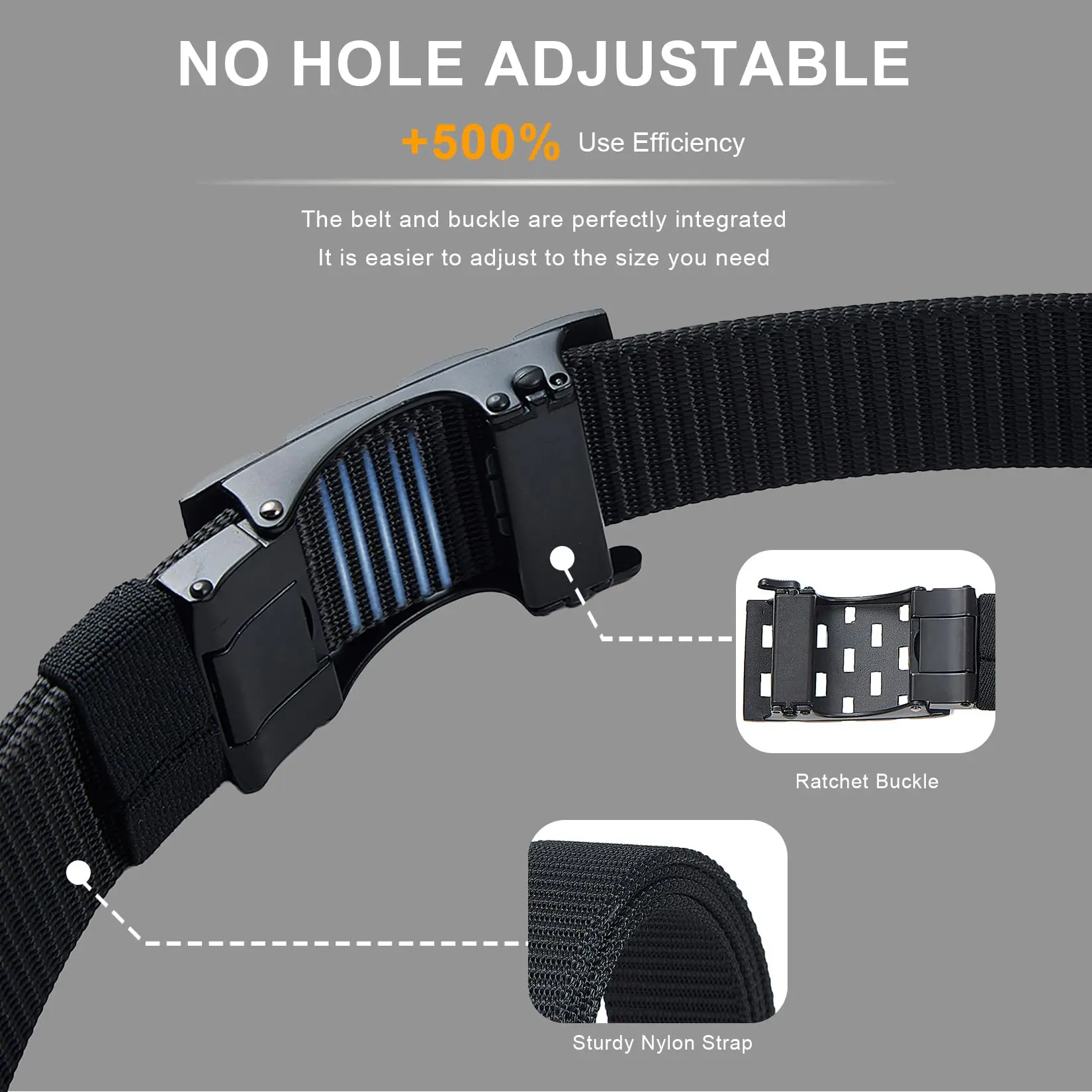 Cinturón deportivo para hombre, hebilla de aleación, cinturón táctico, cinturón de nailon ajustable, escena versátil, accesorios para pantalones, 2 uds.