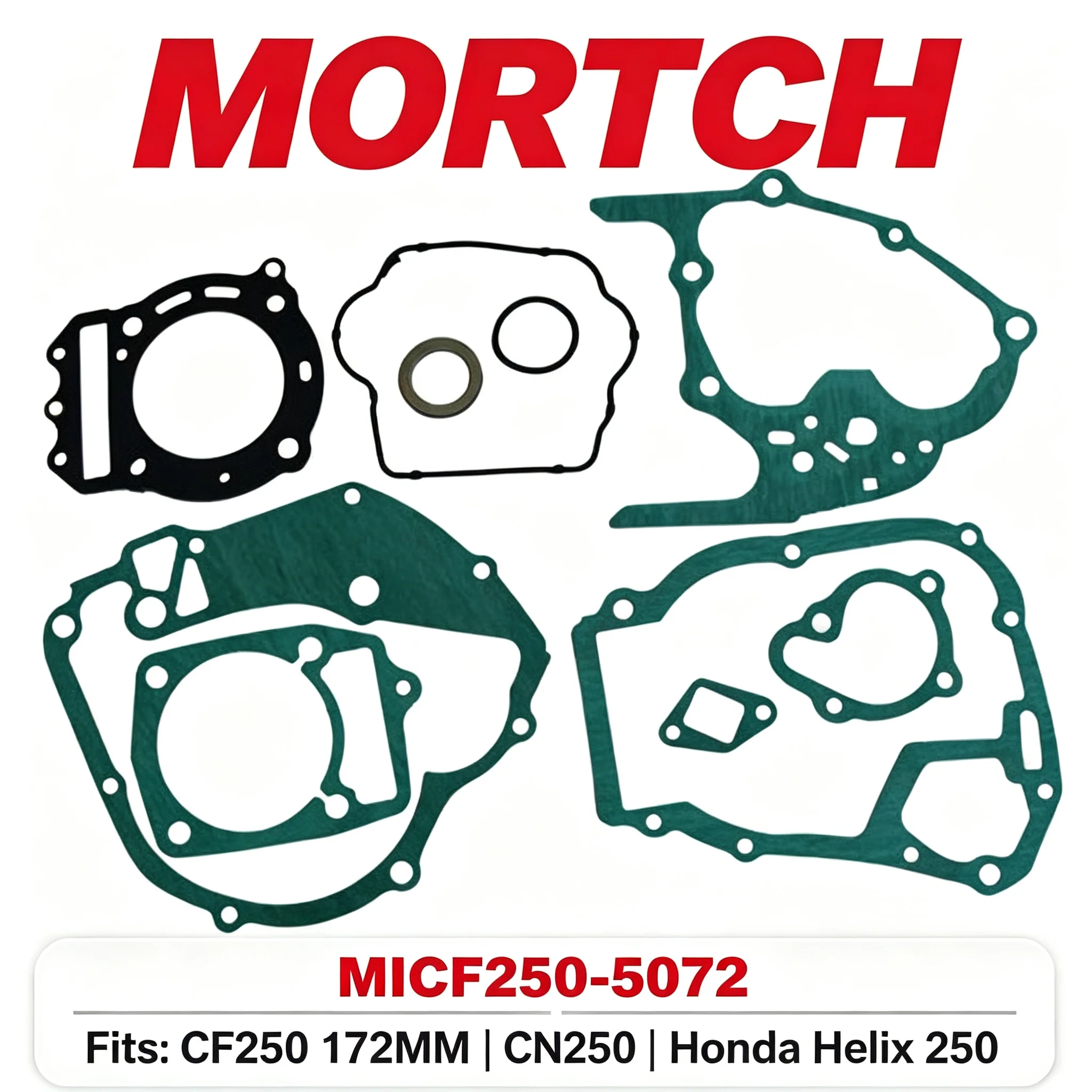 CF250 CH250 Full Set of Gasket 250-5072 For Jonway JMstar CFmoto Scooter Motorcycle ATV 172mm Engine