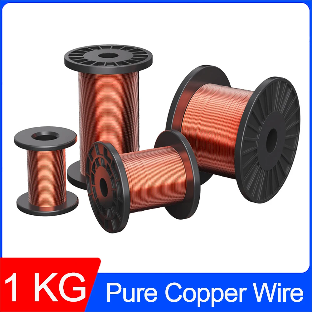 

1roll Solid Copper Wire Round Solid Bare Copper Coil T2 0.2/0.5/1/1.5-2.5mm Pure Copper Line for Cable Transformers Inductors