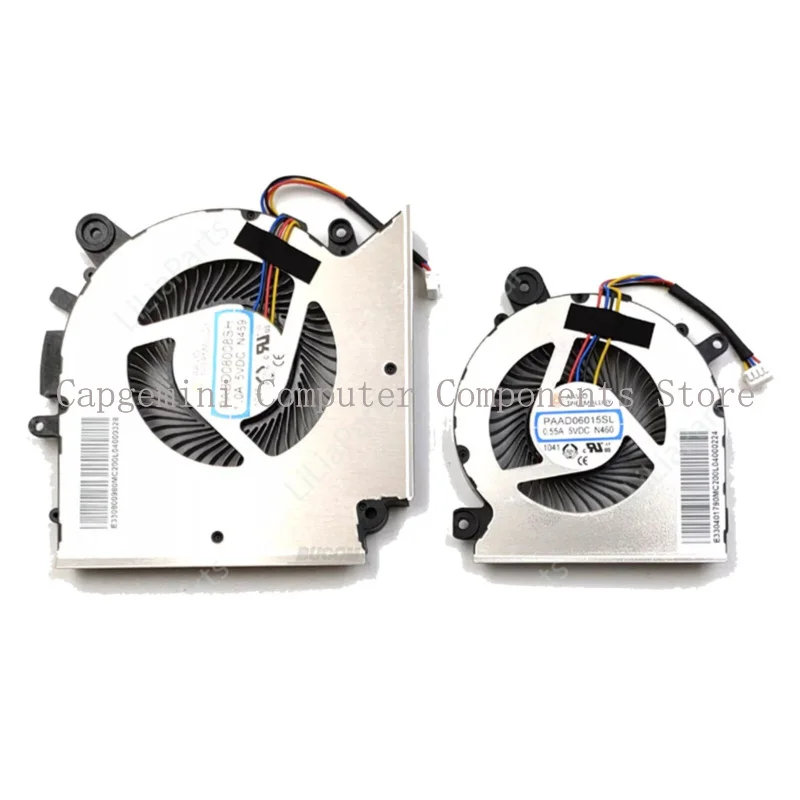 for MSI Katana GF66 GL66 MS-1581 GPU CPU Fan FAN GF76 Pulse GL76 MS-17L1