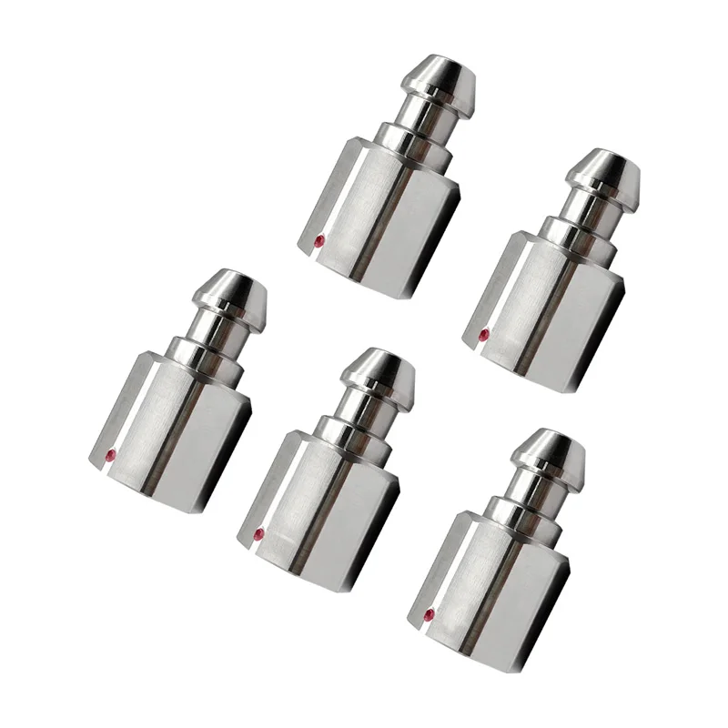 Botón de acero inoxidable, pieza de adaptador de liberación rápida RTK GPS, repuesto para postes de prisma Trimble, instrumentos de topografía, 5 uds.