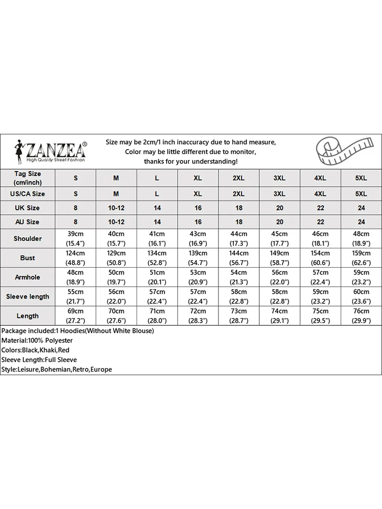 2024 ZANZEAลําลองแขนยาวHooded Hoodiesสไตล์ฤดูใบไม้ร่วงผู้หญิงเสื้อหลวมเสื้อกันหนาวจัมเปอร์ผู้หญิงPullover Tops