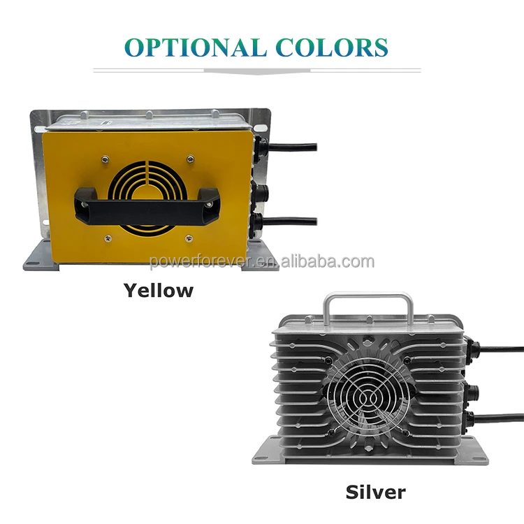 .48V 72V 84V 25A 50A Lithium Battery Charger 2000W 3000W with Anderson Plug US EU UK for Golf Cart Club Car
