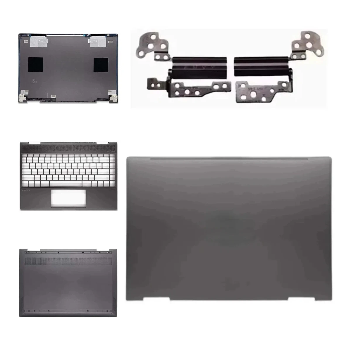 Brand 95%New for  ENVY X360 13-AG TPN-W133 laptop LCD screen back shell screen frame palm support bottom cover ABCD cover Hinge