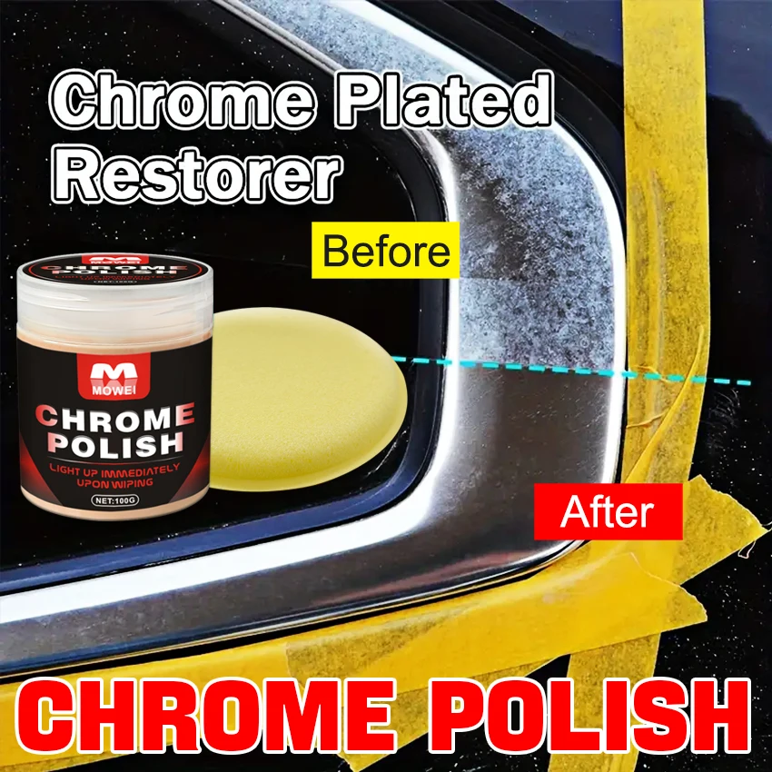 Chrome Restore High Hardness Diamond Polish Paste Oxidation Repair Refurbishment For Car Window Metal Removal