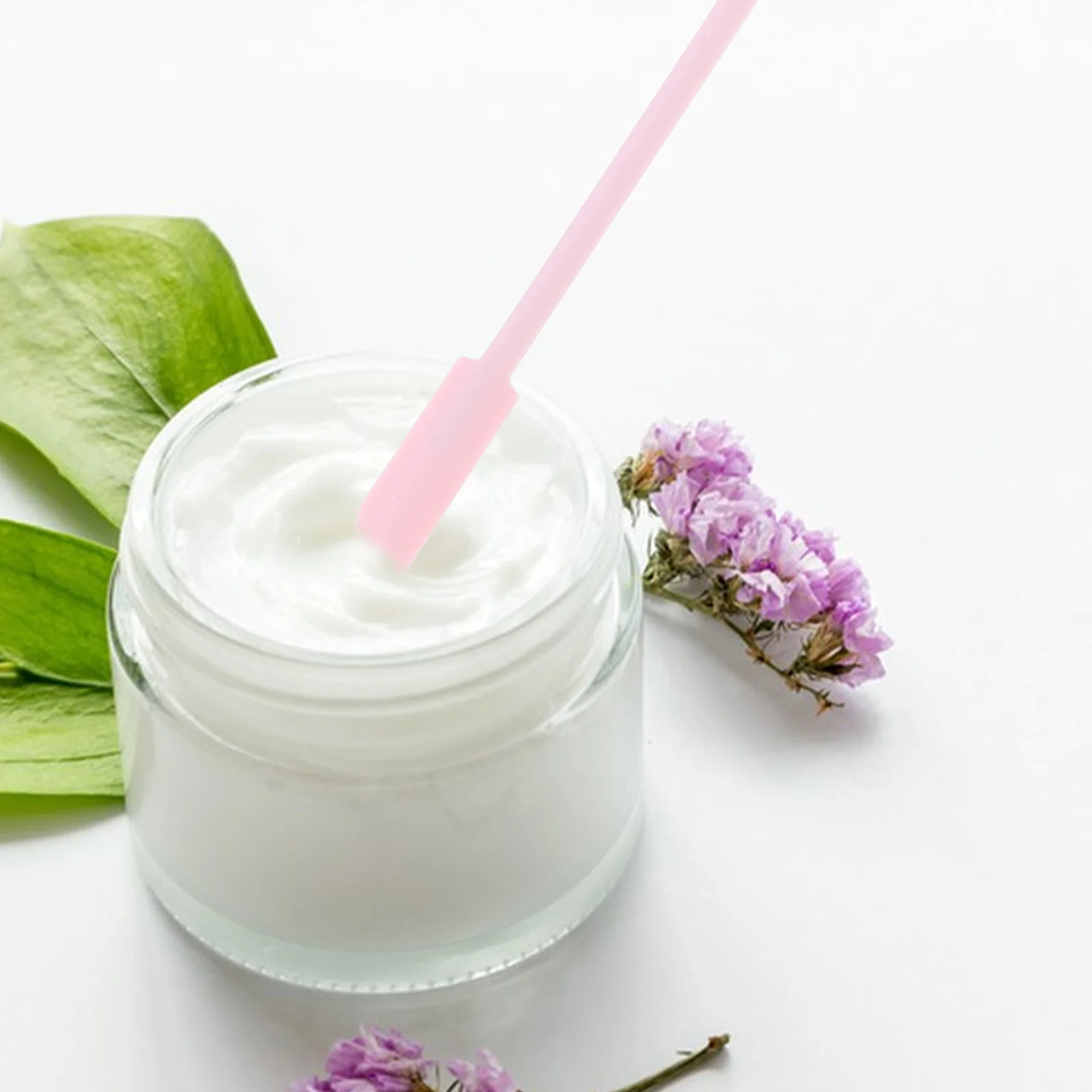 3pcs Silicone Cosmetics Spatula Beauty Scraper Reusable Lotion Cream Face Mask Tool For Bottle Shampoo Lip Gloss Nail Polish