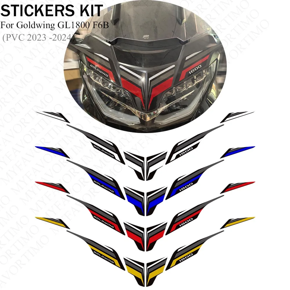 For Honda Goldwing Gold wing GL1800 F6B 2022-2024 Motorcycle tank pad  stickers decals kit protection 2022 2023 2024