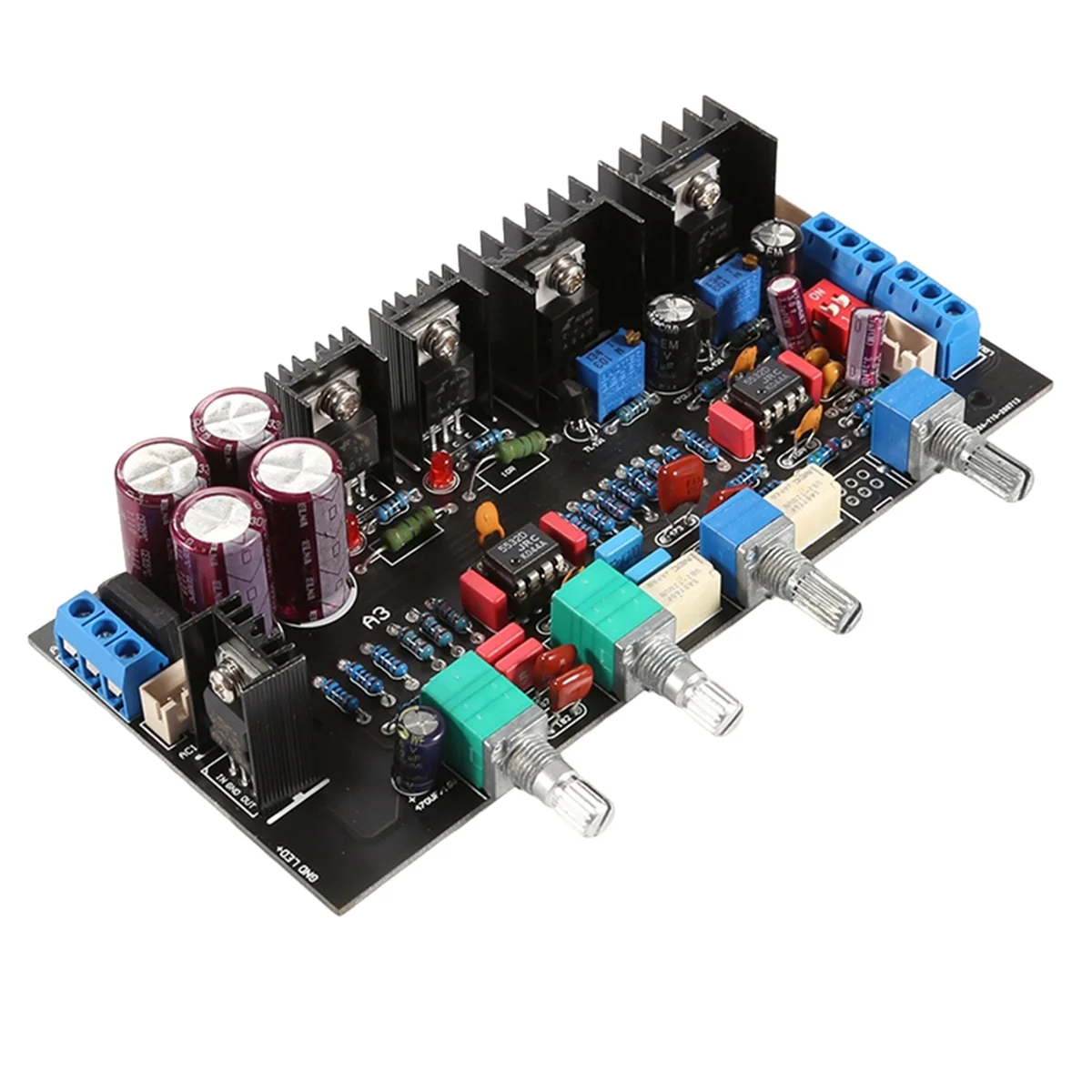 A93P Class A HiFi Preamp Tone Control Board Components A3 Tone Board 4 Knobs Tone Board Digital Sound Remover Module