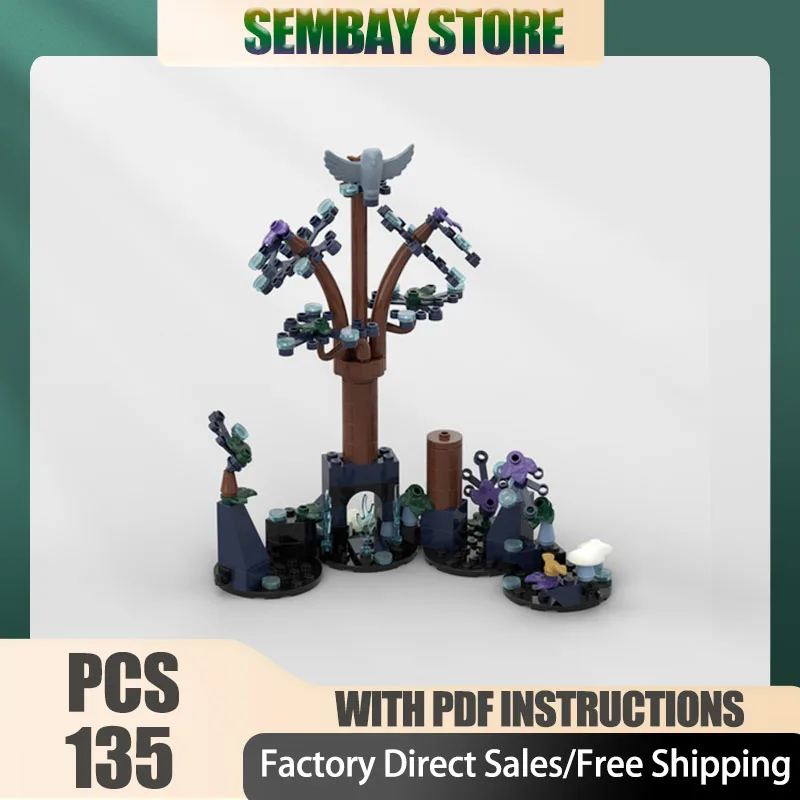 

Popular Movie Moc Building Bricks Modular Forbidden Forest Expansion 2 Technology Blocks Christmas DIY Toy Construction Gifts