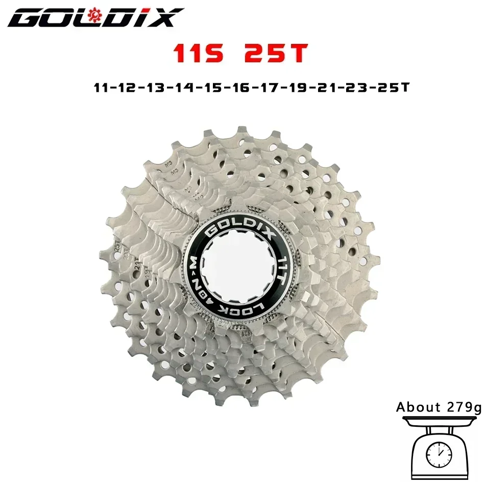 GOLDIX Rennrad 8 9 10 11 12-Gang 11-25T/28T/32T/34T/36T Fahrradkassette Freilauf für SHIMAN* HG Fahrradzubehör – Detail 24